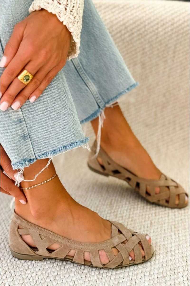 Venezia | Sandalias Planas Trenzadas de Colores