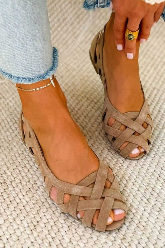 Venezia | Sandalias Planas Trenzadas de Colores