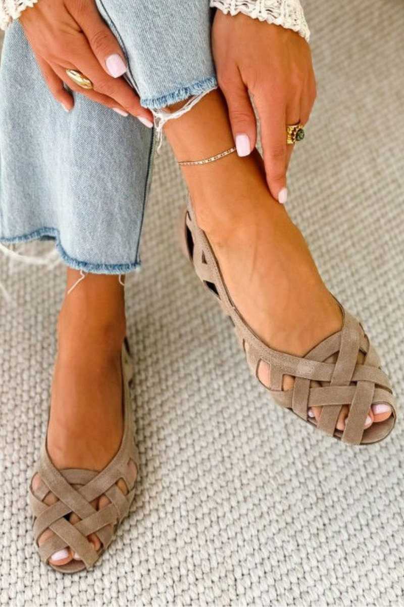Venezia | Sandalias Planas Trenzadas de Colores