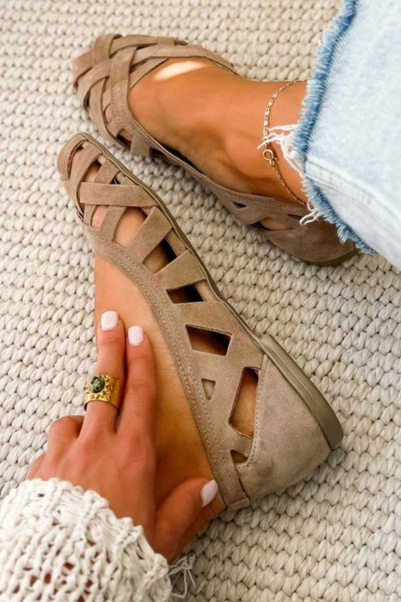 Venezia | Sandalias Planas Trenzadas de Colores