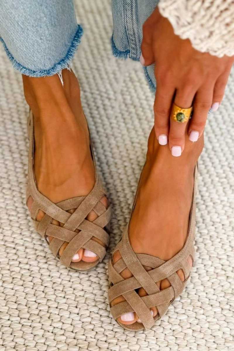 Venezia | Sandalias Planas Trenzadas de Colores
