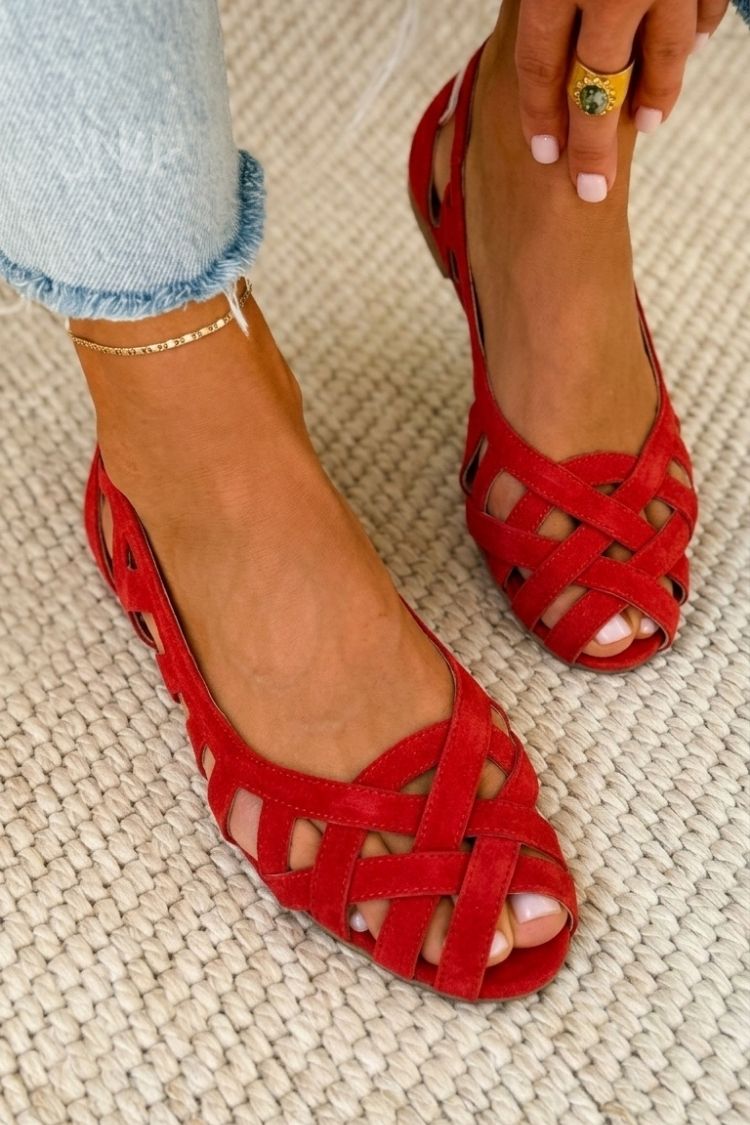 Venezia | Sandalias Planas Trenzadas de Colores