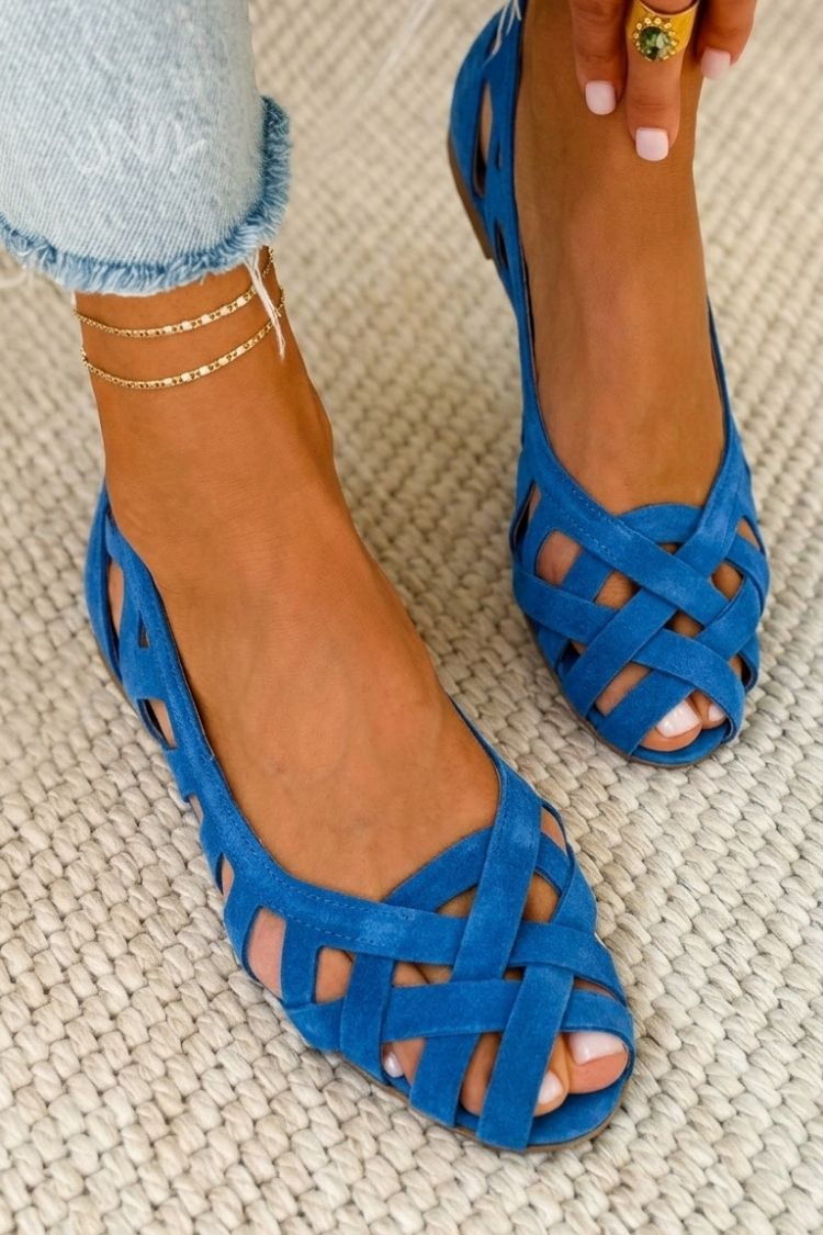 Venezia | Sandalias Planas Trenzadas de Colores