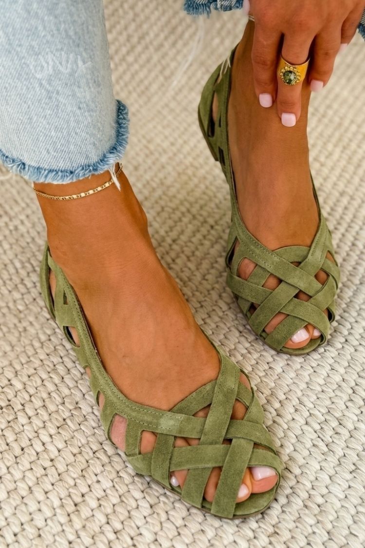 Venezia | Sandalias Planas Trenzadas de Colores