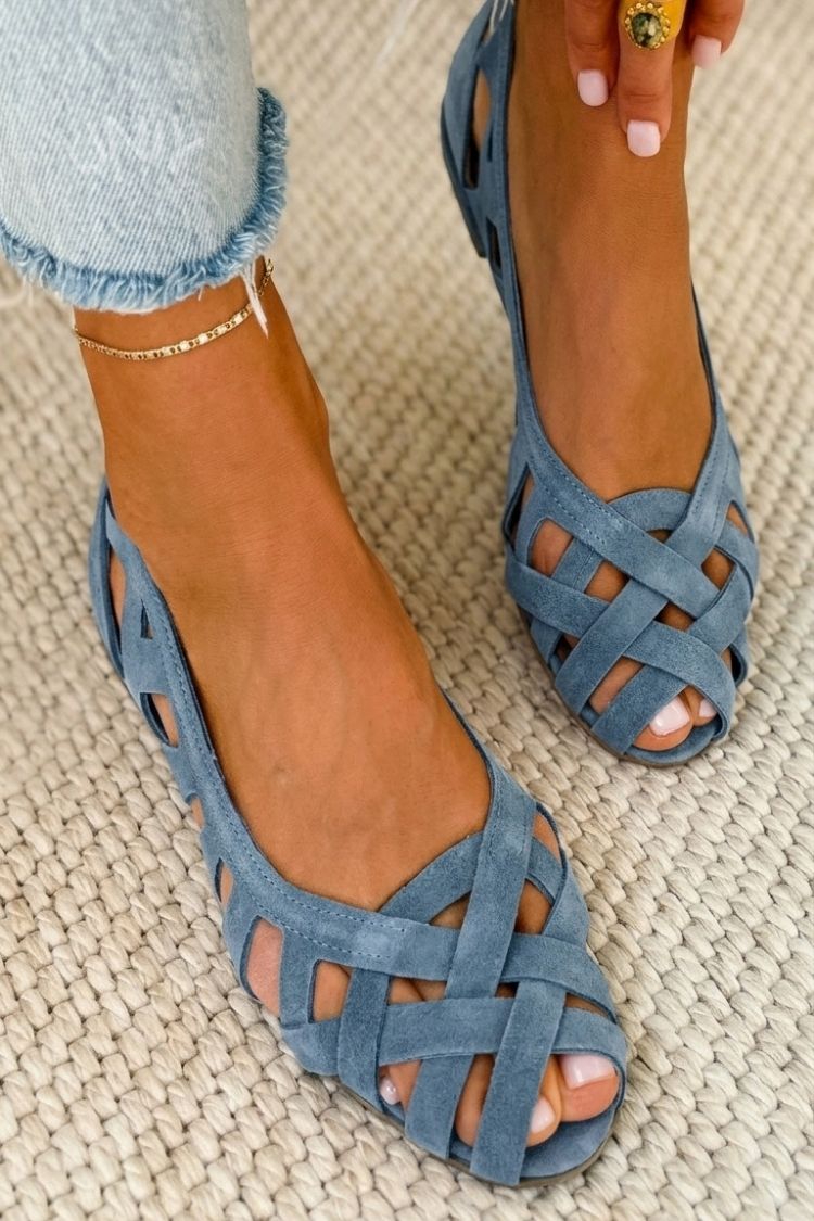 Venezia | Sandalias Planas Trenzadas de Colores