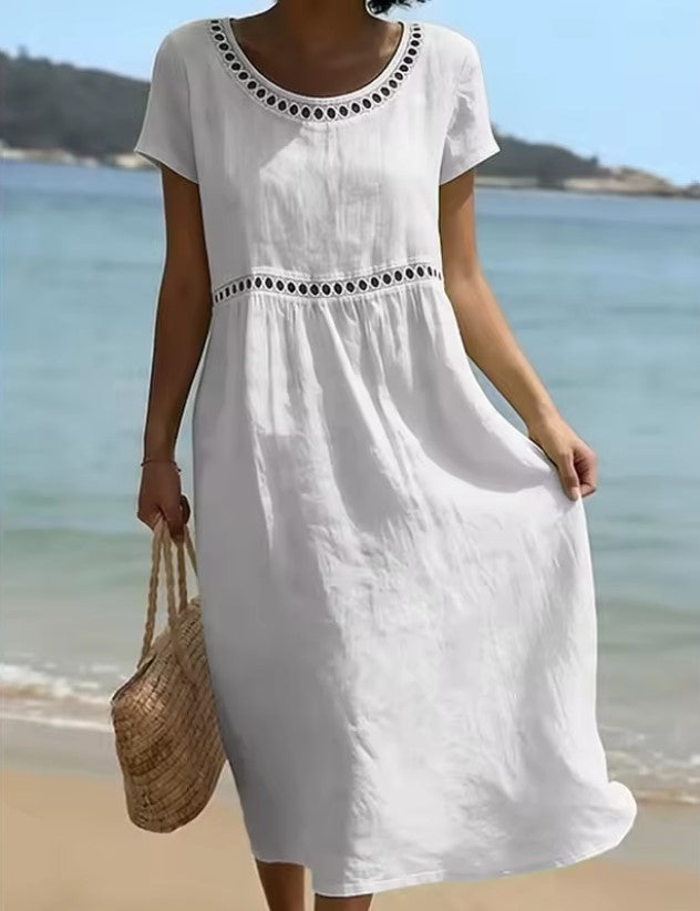 Karina I Vestido largo bordado